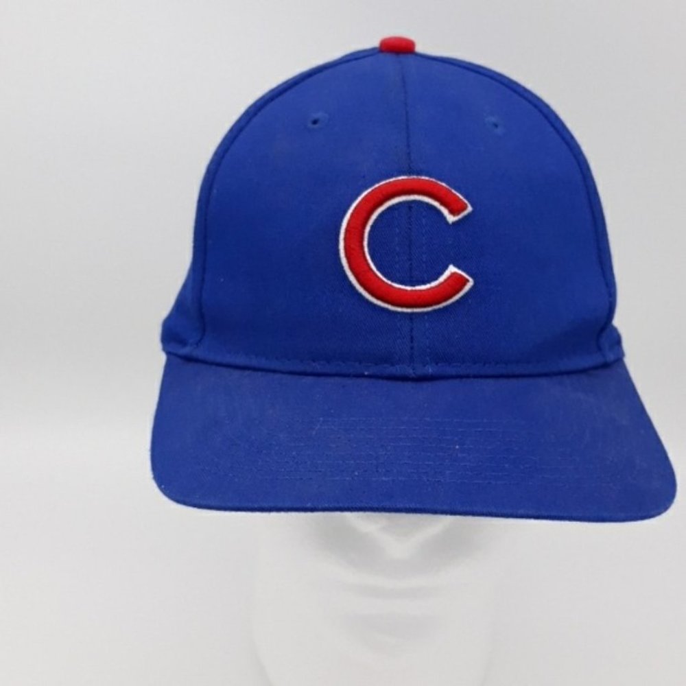 Chicago Cubs Baseball Hat, Blue & Red